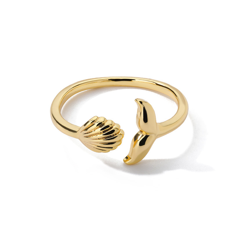 New Whale Tail Adjustable Ring display picture 8