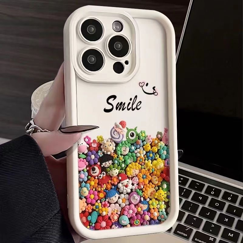 Colorful doll for Apple 15promax new iphone14pro silicone 13 soft shell ins hot 15