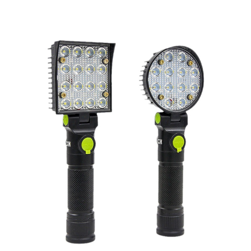 Linterna COB dedicada transfronteriza luz blanca luz roja luz azul luz USB recargable luz de trabajo linterna de camping