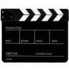 Black and white striped blackboard English three