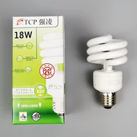 TCP Qiangling спиральная энергосберегающая лампочка E27 с винтом 8W11W14W18W22W бытовая энергосберегающая защита глаз белый свет
