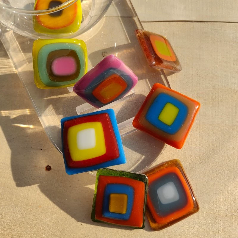 Разнообразие небольших размеров COE90 термоплавкое стекло мульти размер DIY стекло для обучения