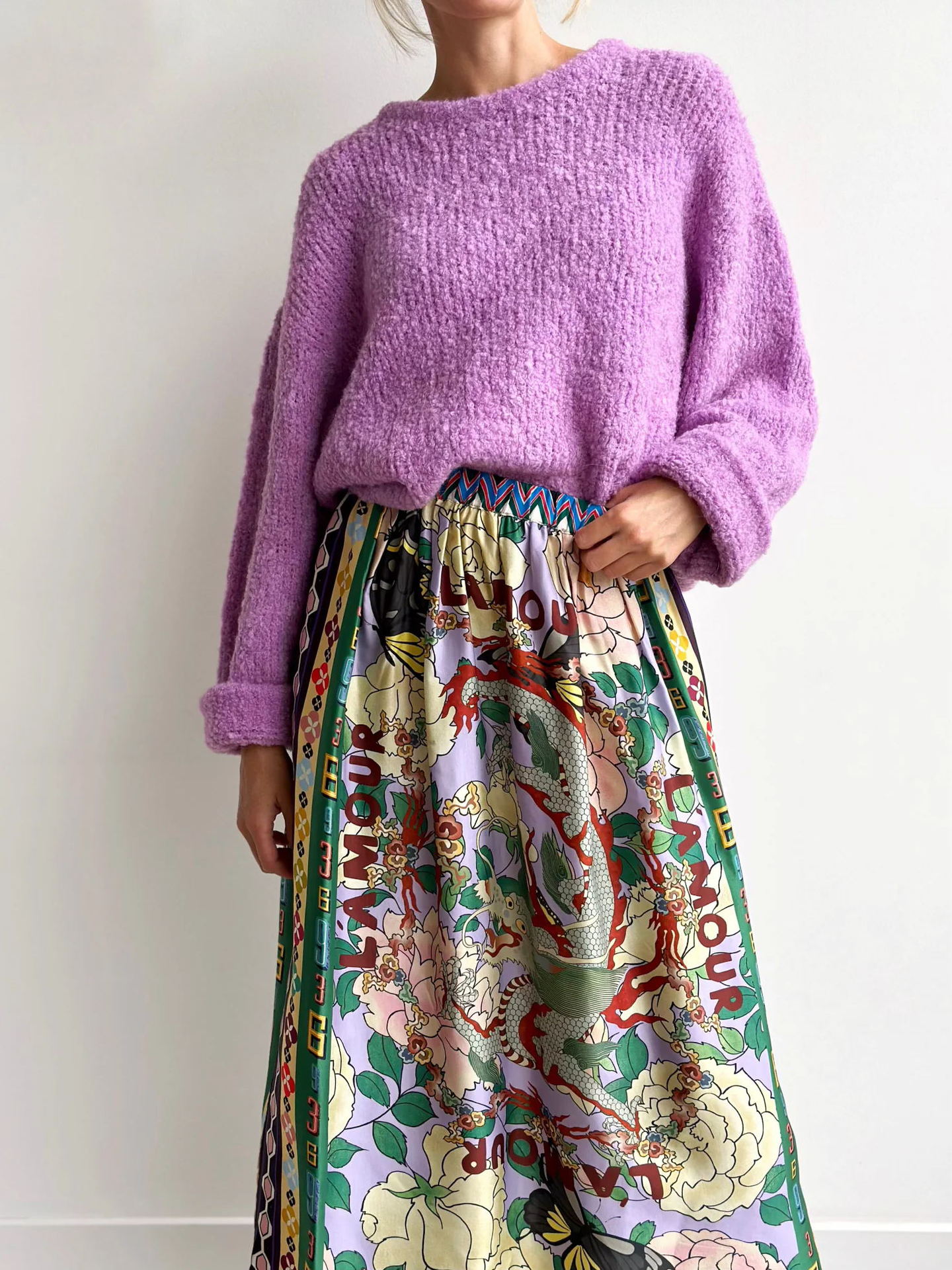 245g Weight Long Sleeve Sleeve Length Skirt Dresses Type Satin Fabric Type Skirt Co-ord Set Sets Type 2 Pieces Set Quantity Casual Occasion Turndown Neckline Regular Fit Fit Type Graffiti Pattern Summer, Spring Season Women's Gender Printing Design Casual Style Casual Women's Casual Graffiti Satin Printing Skirt Co-ord Set Skirt Sets 4