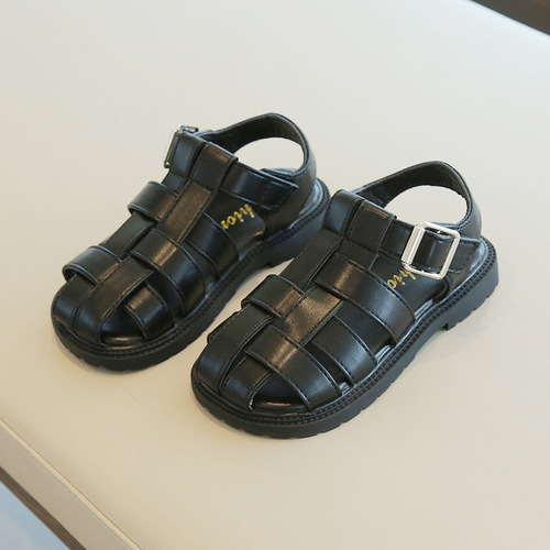 Boys Sandals  Summer New Children's Fashion Versatile Casual Girls' Baotou Sandals Medium and Large Children's Beach Shoes