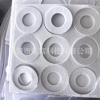香薰加湿器纤维棉片脱脂过滤PP棉片吸水圆形棉片挂脖风扇香水