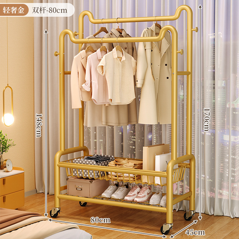 80CM 라이트 럭셔리 골드 더블 폴 더블 레이어 메쉬 바스켓 - 대담한 스타일
