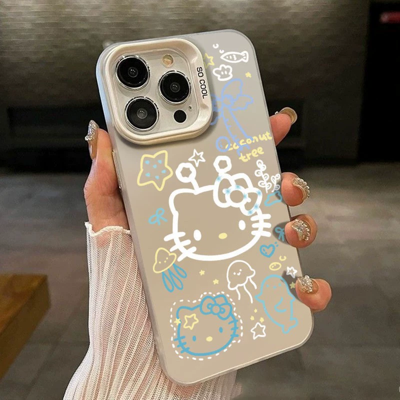 Милый мультяшный совместимый чехол для телефона Pro, совместимый с Apple, 16 Pro Max, 15 Pro Max