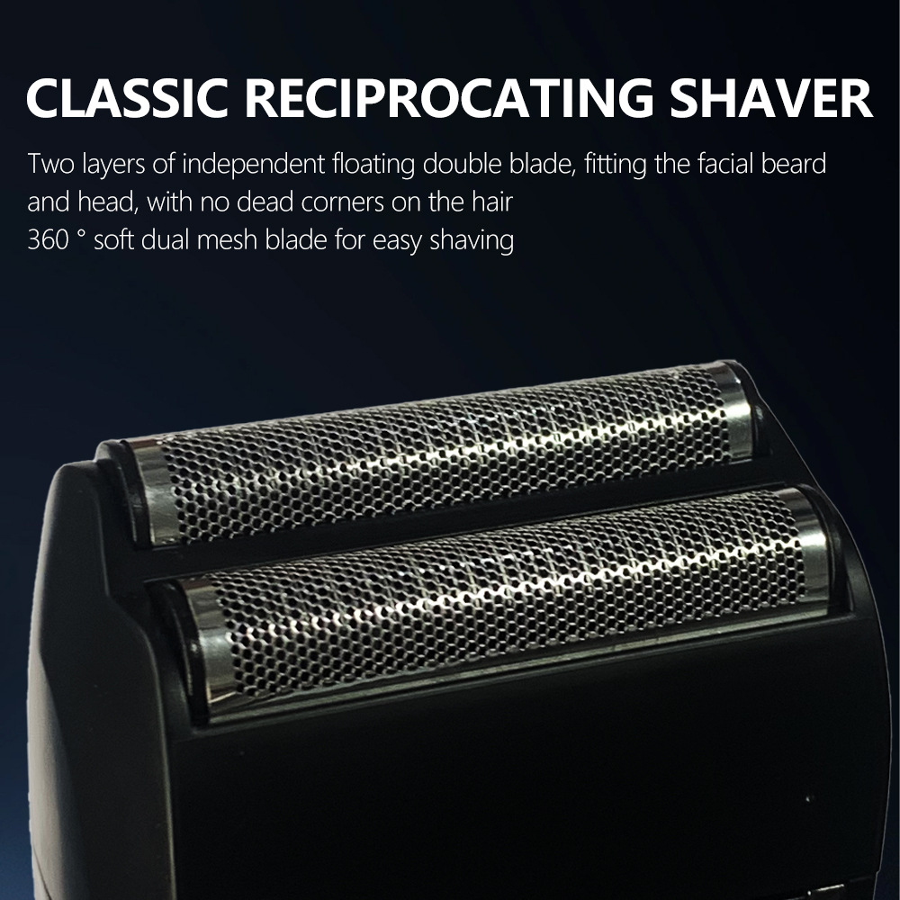 Cortapelos de cabeza de aceite, blanqueador, peluquería, cortapelos, cortapelos, cortapelos eléctricos, empujando cabezas blancas calas, afeitado, pantalla digital