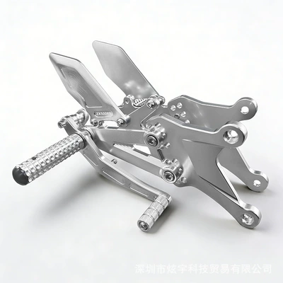 Aluminum Alloy Footrests for Zhang – Motorcycle pedals - solid-style-liquid-silver