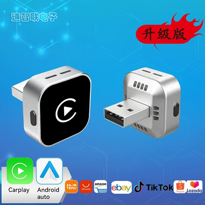 Adapter Supports Apple and — Simsiz CarPlay və Android Auto