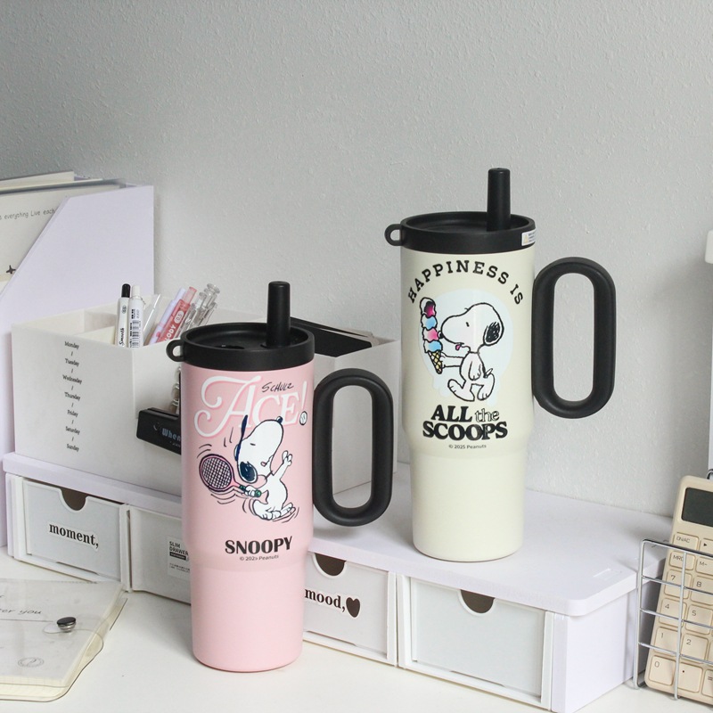 Vaso térmico 316 con pajita y separador de té