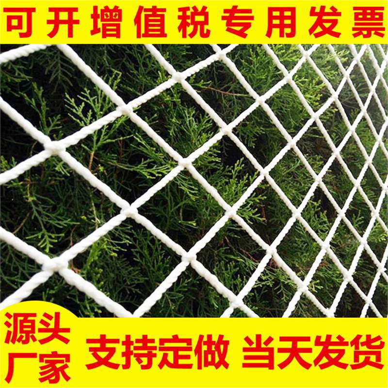 建筑工程防坠网尼龙网兜货车货柜楼梯阳台防护井盖网绳大棚防风网