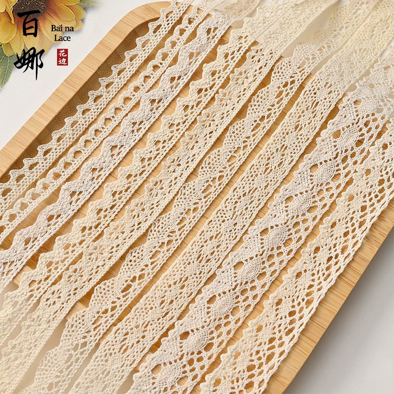Водорастворимая хлопковая нить в пасторальном стиле, кружево «сделай сам», юбка, воротник, манжета, декоративное кружево, аксессуары для одежды