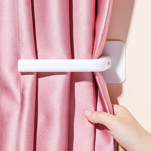 Curtain hooks, no punching, curtain strap accessories, small hooks, buckles, multi-functional retainers, wall hooks, traceless sticky hooks