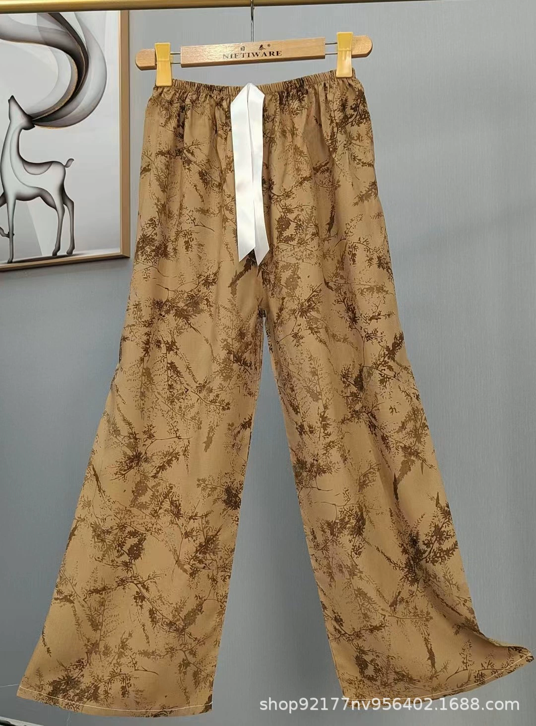 Summer trousers, thin pijama for leisure, Chinese style