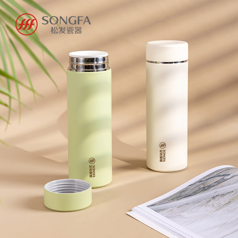 Gran capacidad de porcelana de cabello pequeño fresco y simple taza de aislamiento de cerámica Ronghua taza de té de oficina doméstica taza conveniente