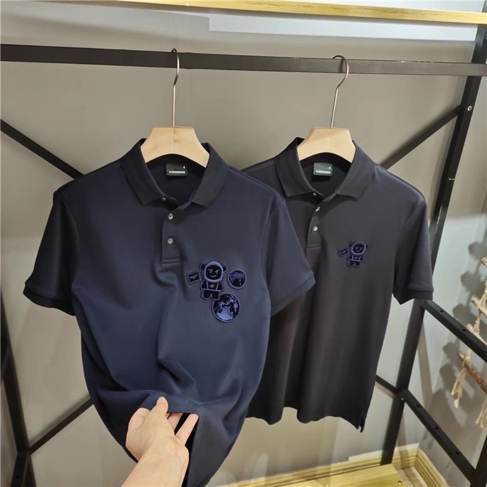 Boys Polo Shirt Versatile Half Sleeved Summer Lapel Top Trendy_voghion.com
