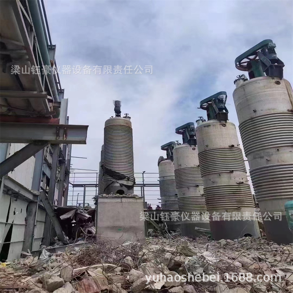 二手微生物发酵罐 30立方微生物发酵提取罐 二手内外盘管发酵罐