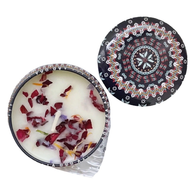 ¿Vela perfumada seca Cera de soja transfronteriza? Regalo DE BODA Regalo de Cumpleaños flor fragancia incienso vela