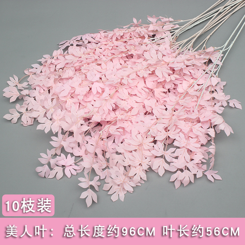10 flores rosadas bodas flores de seda decoración floral flores falsas hortenida Wenxin Road Artes florales otros
