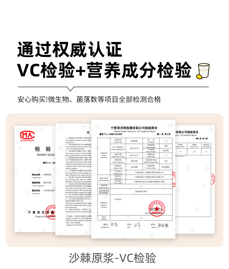 Sea Buckthorn Juice Puree Fresh Pressed Sour Berry Drink 30ml x 10 Sachets specifications