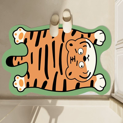 Avtomobil döşəmə paspasları — car diatom mud floor mat - lying-tiger-40-60cm-diatom-mud