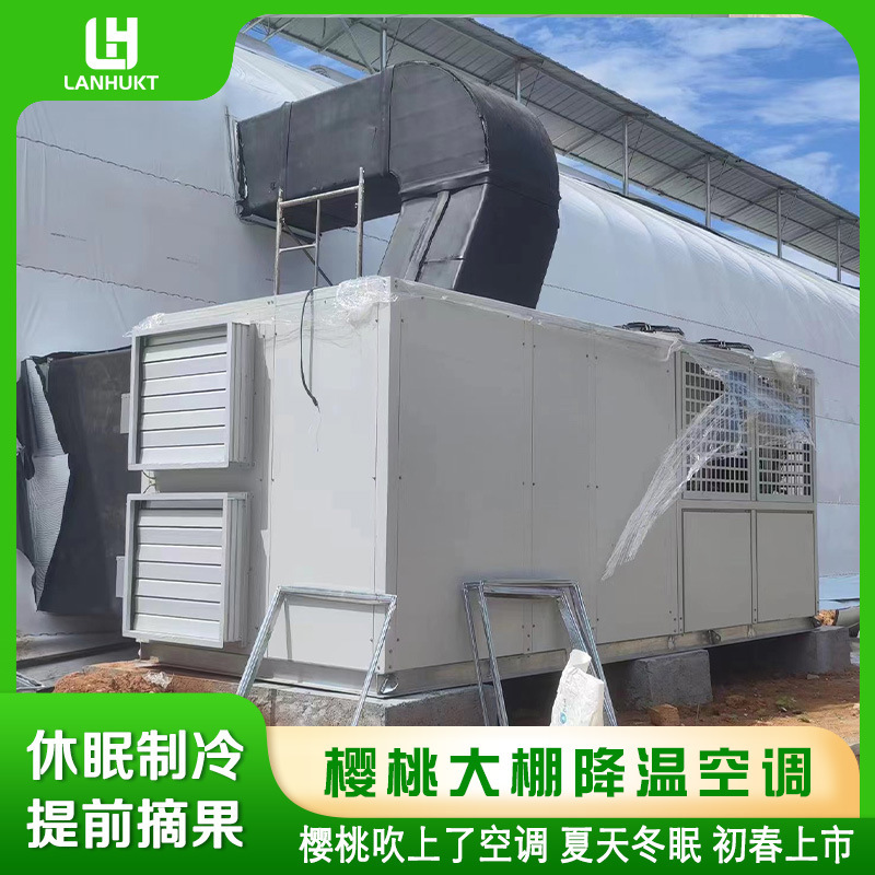 Cherry greenhouse cooling air conditioning temperature and humidity control cherry dormancy integrated machine greenhouse anti-season planting equipment