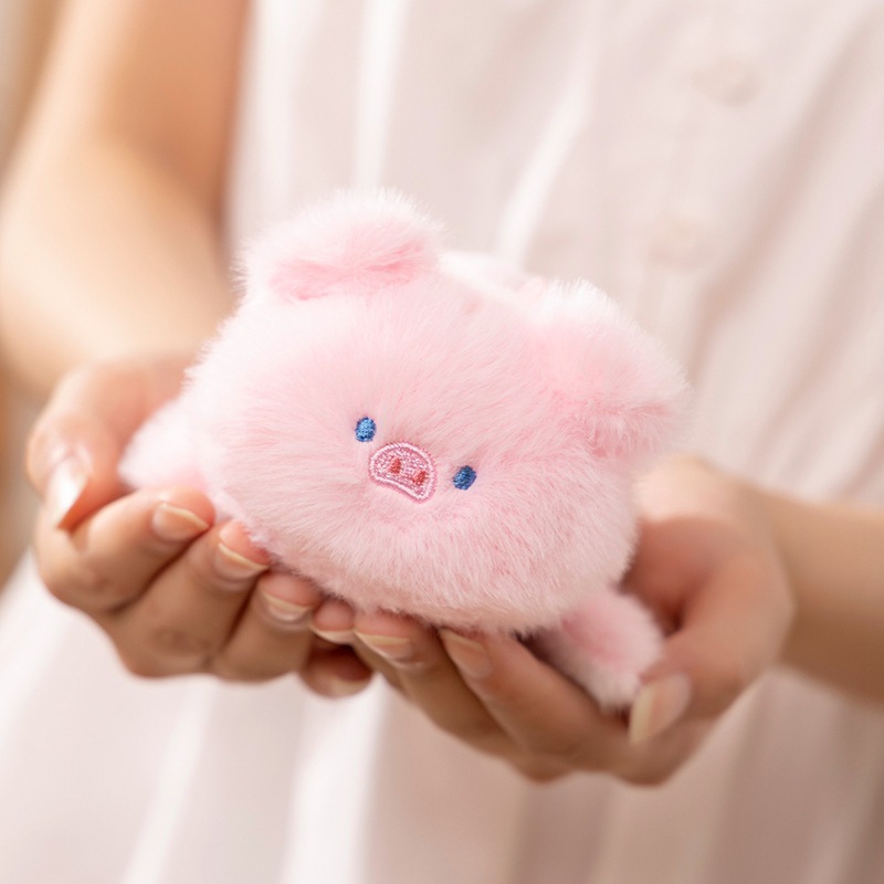Nuevos productos transfronterizos lindos panda voltear colgantes de animales bolsas de muñecas de dibujos animados bolsas de llaveros juguetes de peluche colgantes lotes image 3