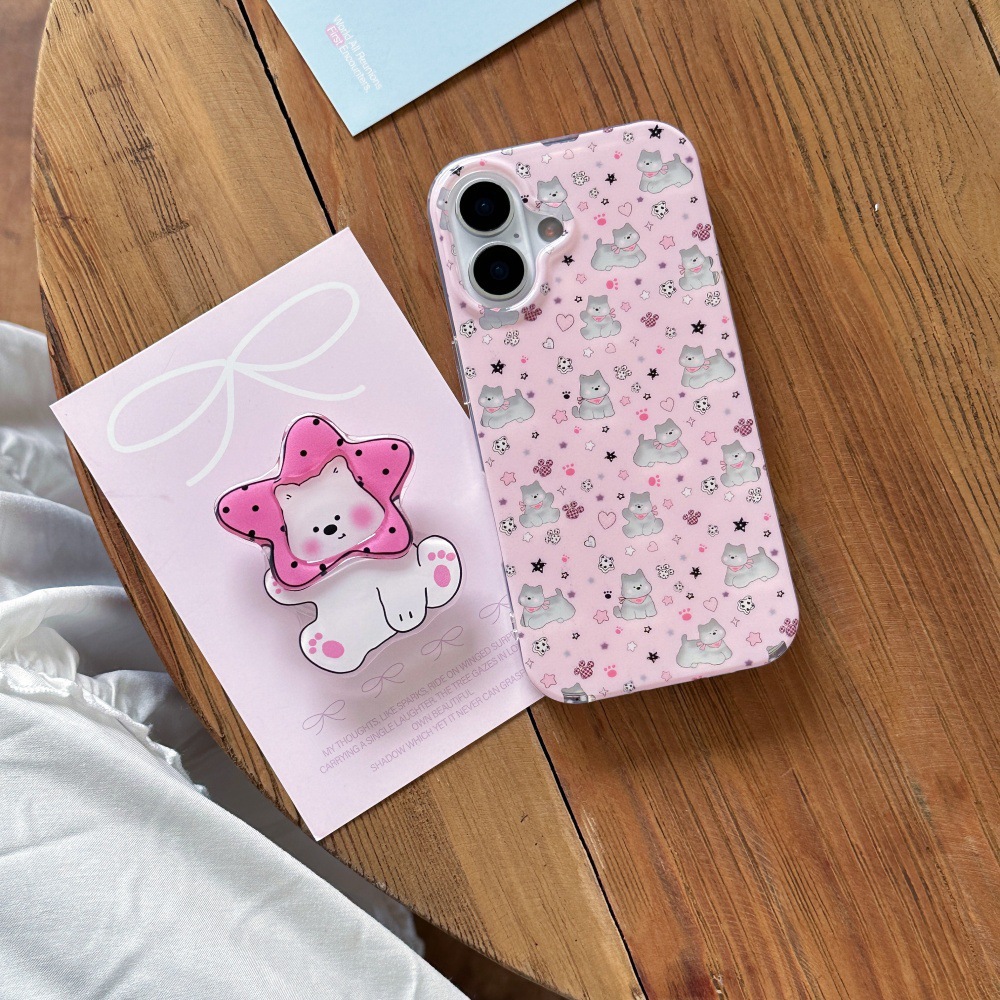 Ins estrellas de dibujos animados West Highland para iphone15 soporte 16ProMax funda para teléfono 13/14 Apple 16 mujer