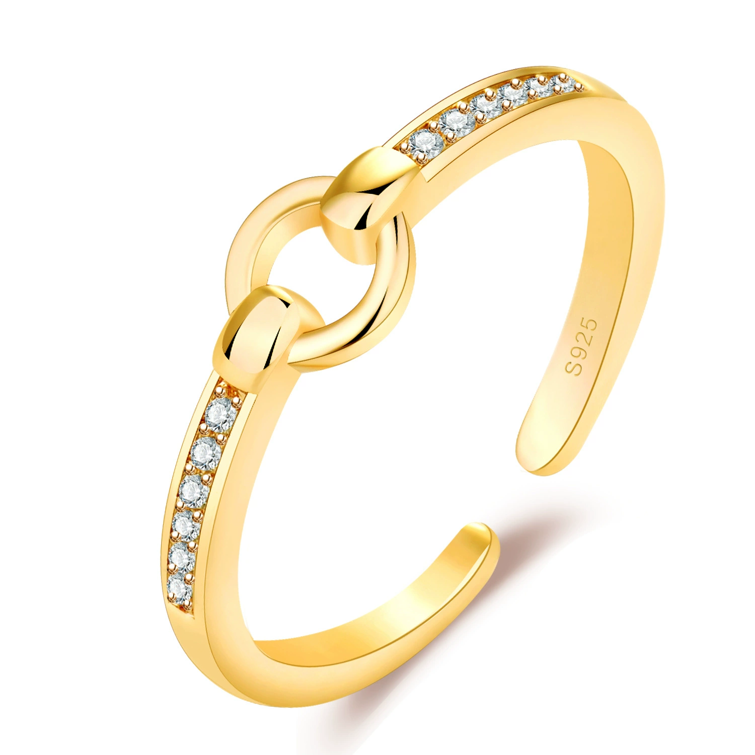 Кольцо с камнем-инlays Zircon, модное кольцо, дизайнерский аксессуар, простой и элегантный дизайн, тренд сезона