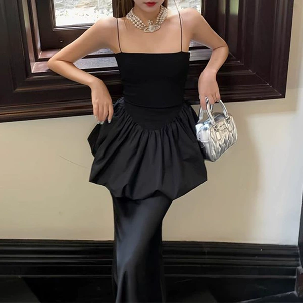 Black bra top