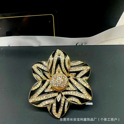 Cross-border Chanel-style brooch with a Yaxa sancaqları - gold-colored-rice-shaped-oil-drop-brooch-in-stock-high-quality