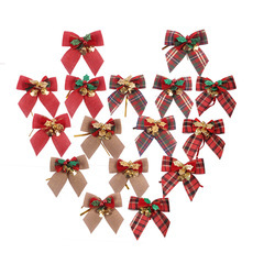 Christmas Decoration Bows Red And Gold Christmas Tree Pendants_voghion.com