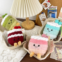 かわいい萌え誕生日プレゼントシミュレーションケーキ人形果物シリーズデザートケーキ人形バッグキーホルダーストラップ