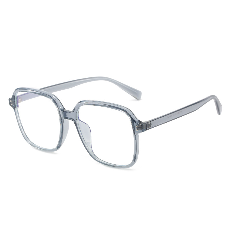 Versatile Minimalist New Square-frame Glasses, Retro Prescription Eyeglass Frames, Large-frame Men, Anti-blue Light Flat Glasses For Women,_voghion.com