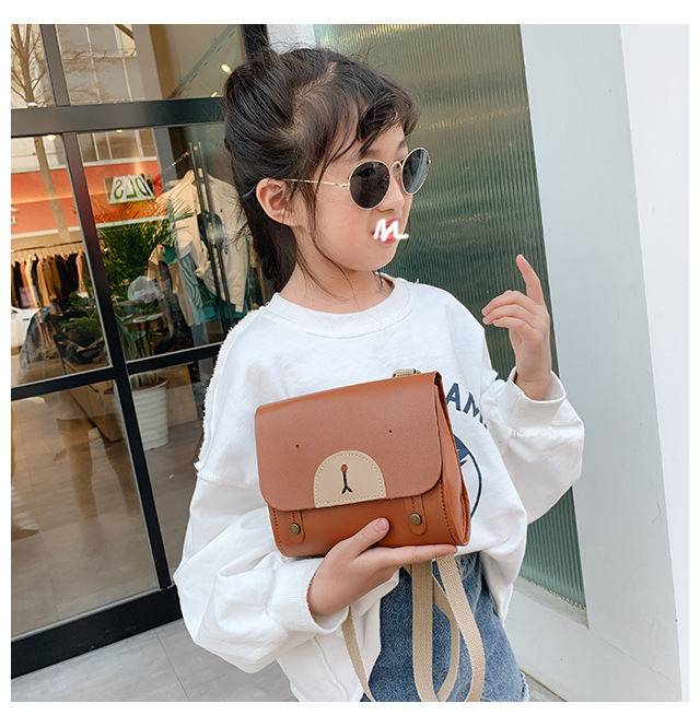 229g Weight Waterproof Solid Color Casual School Kids Backpack