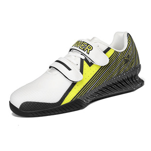 Factory Direct Sales Cross-Border New Men's Comprehensive Training Deadlift Non-Slip Squat Shoes Comfortable Non-Slip Wear-Resistant Weightlifting Shoes