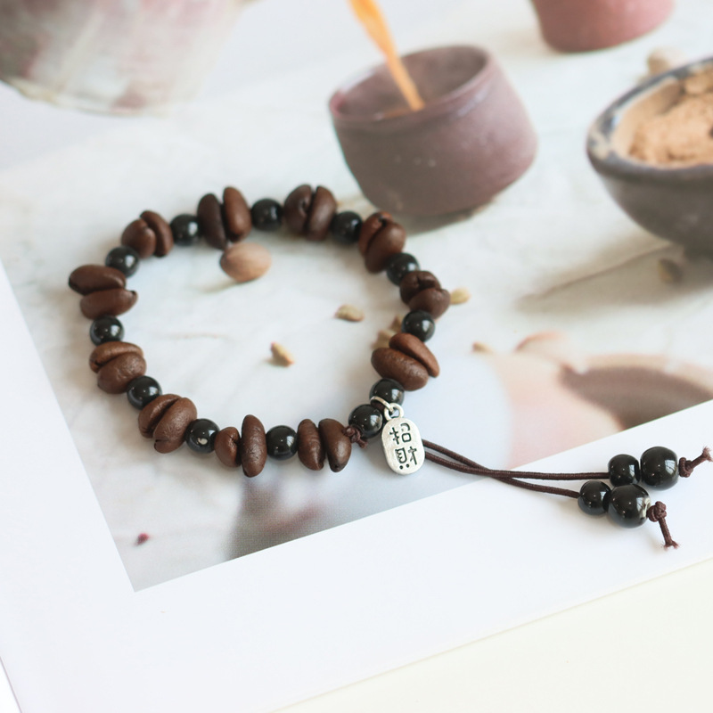 Manufacturer's Supply Coffee Bean Bracelet Wholesale Coffee-Flavored Artistic Jingdezhen Beaded Bracelet Unisex Versatile 515 Manufacturer's Supply Coffee Bean Bracelet Wholesale Coffee-Flavored Artistic Jingdezhen Beaded Bracelet Unisex Versatile 515