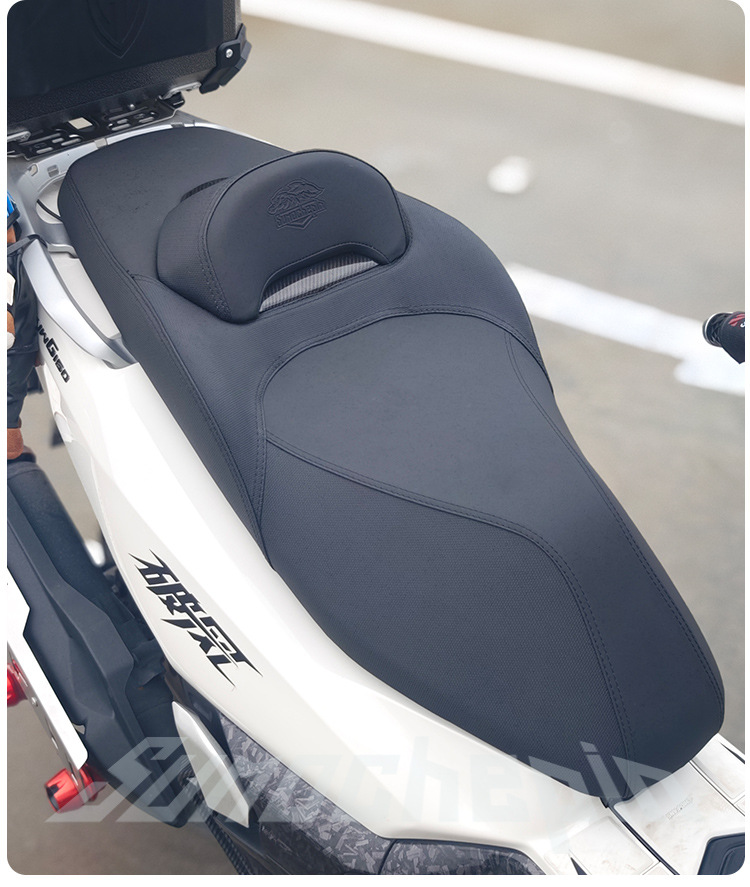 Suitable for Wuyang Honda Nwg150 Modified Seat Cushion Plus Soft Q Elastic Latex Seat Cushion with Lumbar Support, Comfortable and Non-Slip