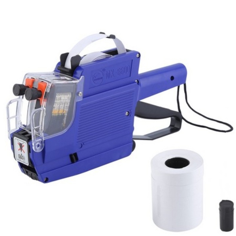 Máquina de precios de doble fila transfronteriza 6602 máquina de precios máquina de etiquetas de precios de productos básicos 6600 máquina de codificación pistola de precios de precios