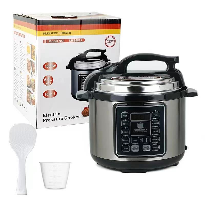 Electric Pressure Cooker Large Capacity Household Intelligent Timing Electric Rice Cooker Pressure Cooker Reservation 6L Pressure Cooker