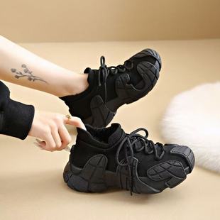 Jifan Sen's Popular Couple Sneakers 2025 Spring New Dad Shoes Fly-Knit Shoes New Versatile Trendy Sneakers