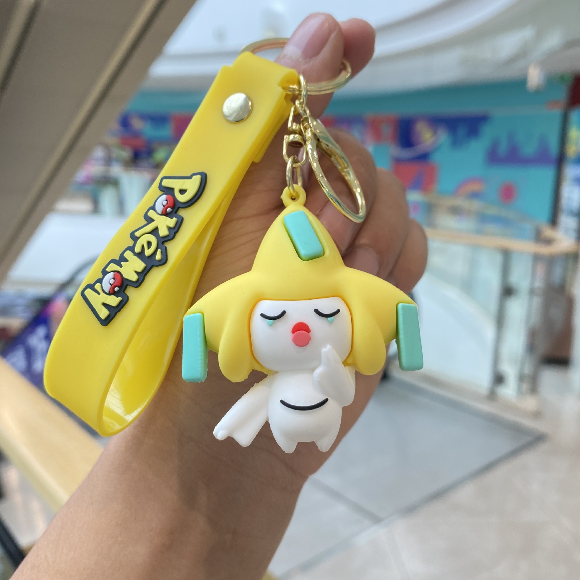 Nuevo estilo de dormir Zibao Ke Meng llavero colgante Lindo Pikachu muñeca bolsa adornos coche pequeño regalo al por mayor