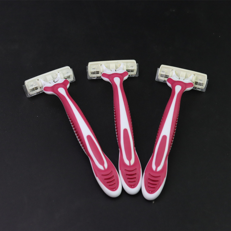 Afeitadora Manual para Mujer de 3 Hojas, Set de 3 Piezas, Acero Inoxidable, Desechable, para Cuidado Personal image 1