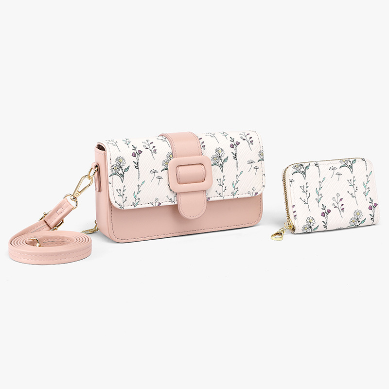 Bolso de teléfono móvil transfronterizo nueva moda femenina señoras de un solo hombro bolso de teléfono móvil monedero mini pu mensajero bolso de teléfono móvil