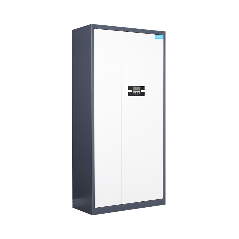 Gabinete de seguridad electrónico de acero grueso contraseña gabinete de archivos gabinete de archivos de oficina financiera huellas dactilares bloqueo gabinete de datos confidenciales bajo