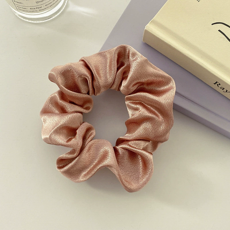 Ponytail Scrunchie Hair Rope, Satin French-Style, Simple Elegant Hair Accessory