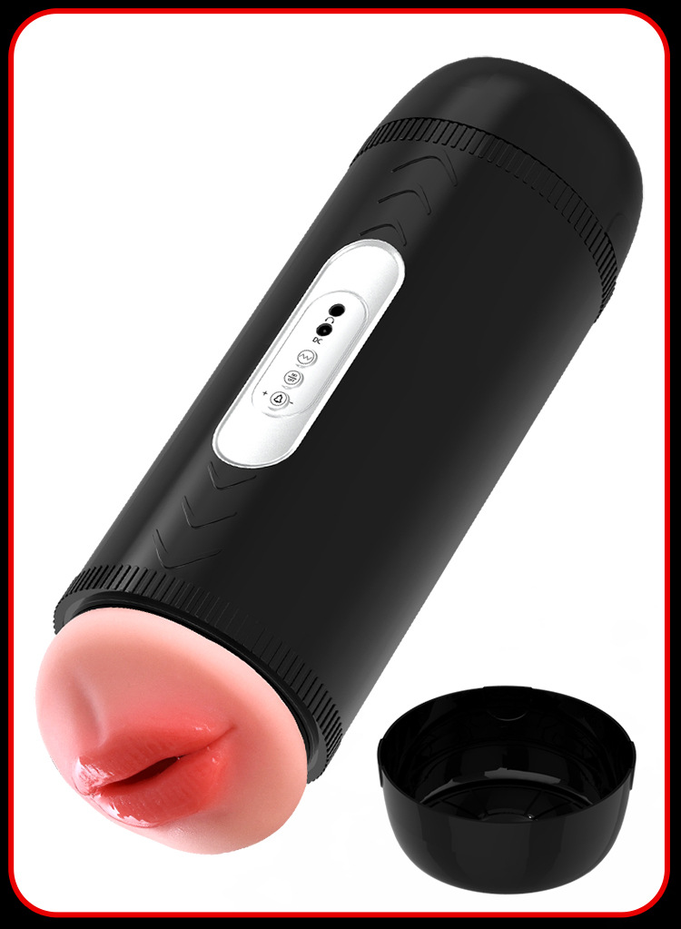 Jiuai Lubа PRO Automatic Vibrating Double-Headed Male Masturbator with Sound — detail image 10