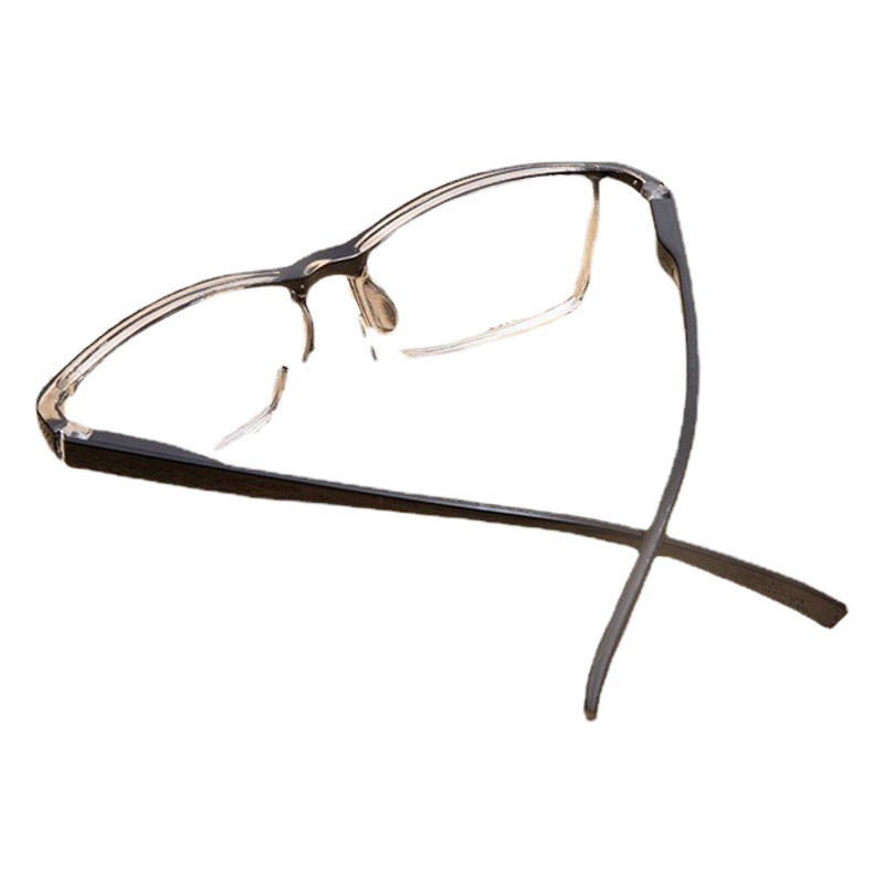 Очки для чтения с пружинными ножками для мужчин и женщин, модные и удобные очки в полуоправе для людей среднего и пожилого возраста, защита глаз синей пленкой и четкое зрение.