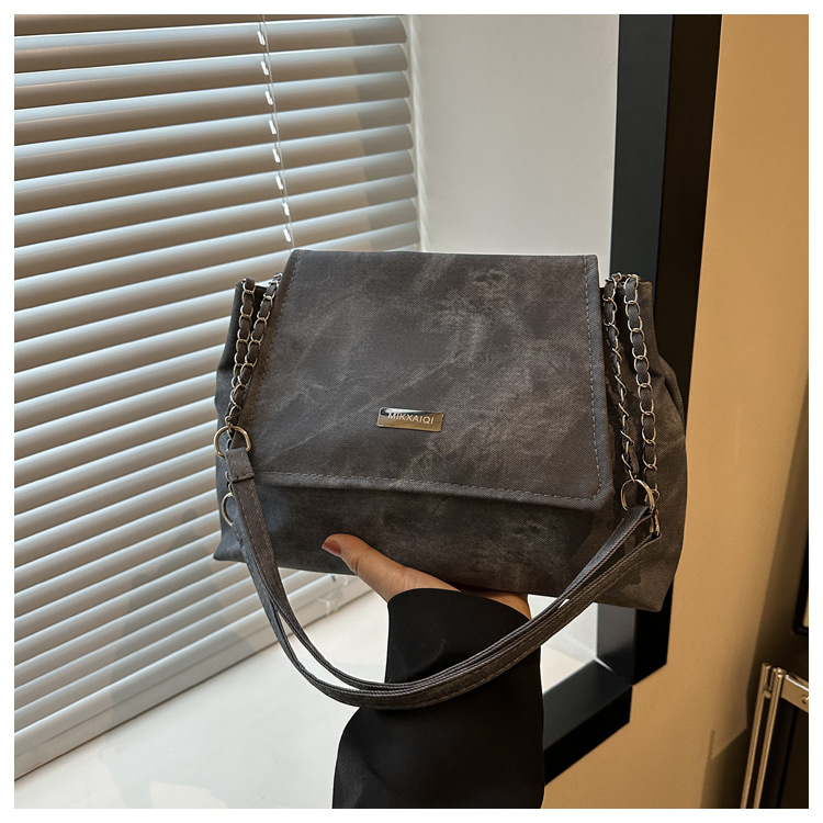 Estilo coreano de moda simple nicho diseño casual bolso de la cadena de las mujeres bolsa de invierno Nueva Moda hombro bolsa de las axilas